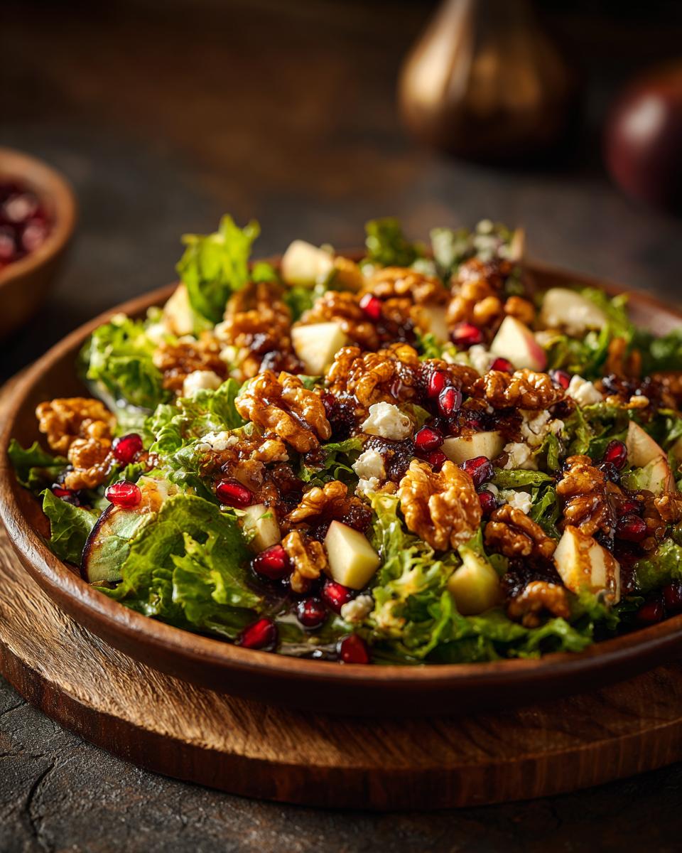 Amazing 250 Calorie Apple Walnut Salad