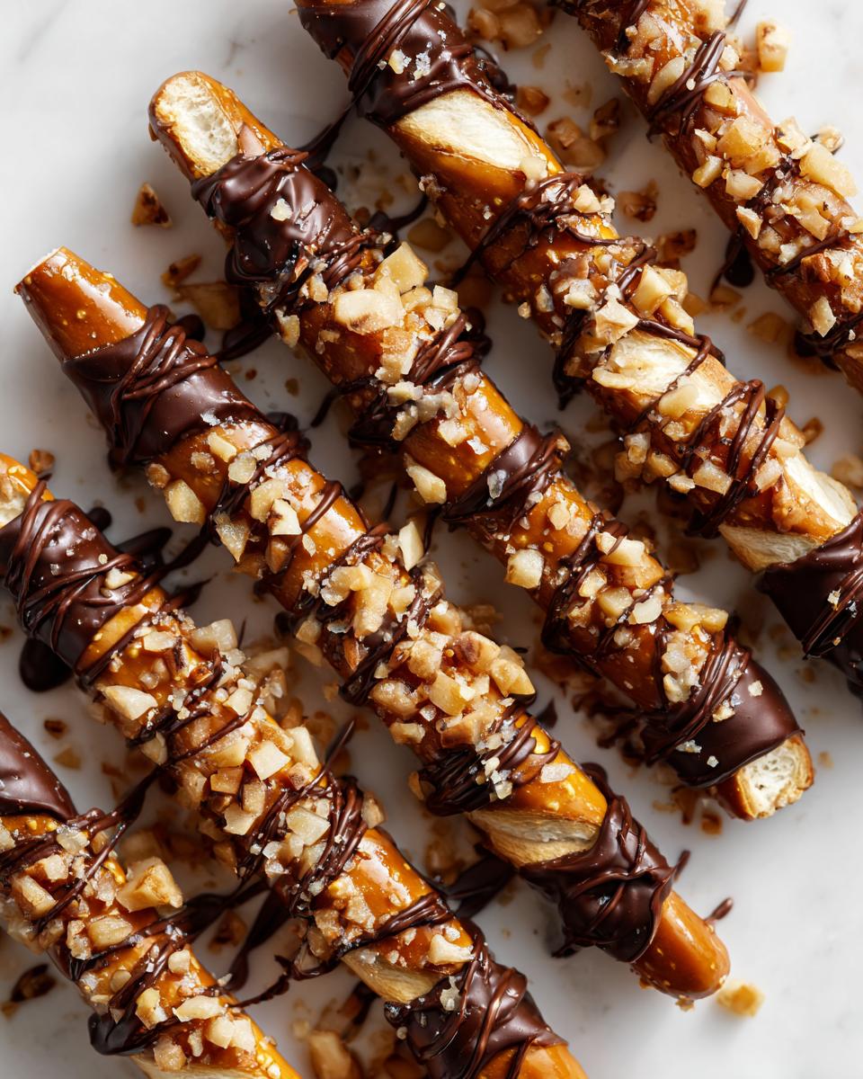 Irresistible Caramel Apple Pretzel Treats: 24 servings