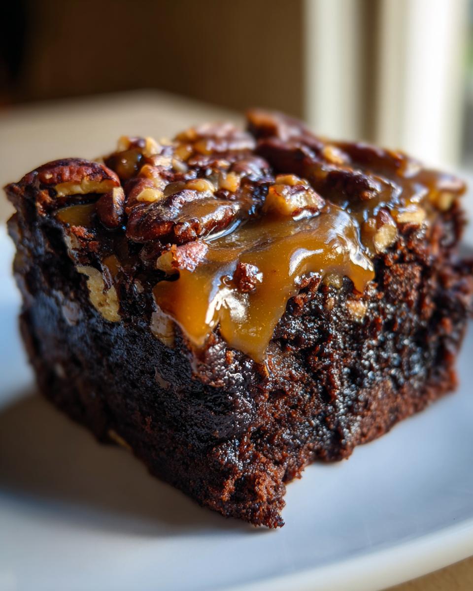 Amazing Caramel Pecan Brownies: 10 Stars