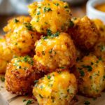Crispy Baked Potato Bites with Cheese & Herbs