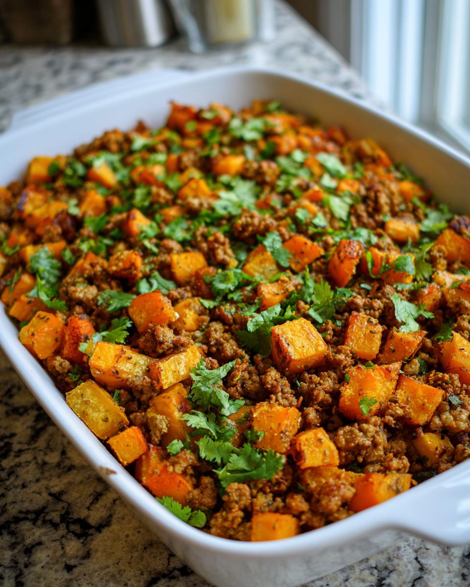Easy Ground Turkey Sweet Potato Bake Recipe - detail 3