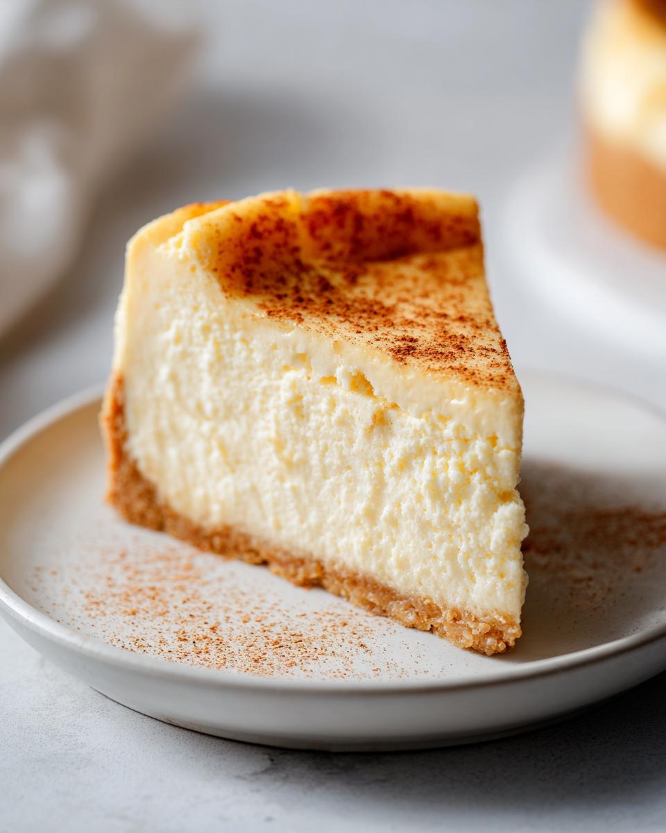 Eggnog Cheesecake - detail 2