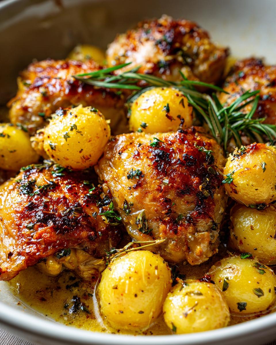 Garlic Parmesan Crockpot Chicken and Potatoes - detail 1