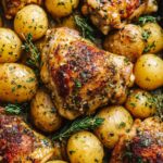 Garlic Parmesan Crockpot Chicken and Potatoes