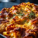 Holiday Baked Rigatoni with Mozzarella