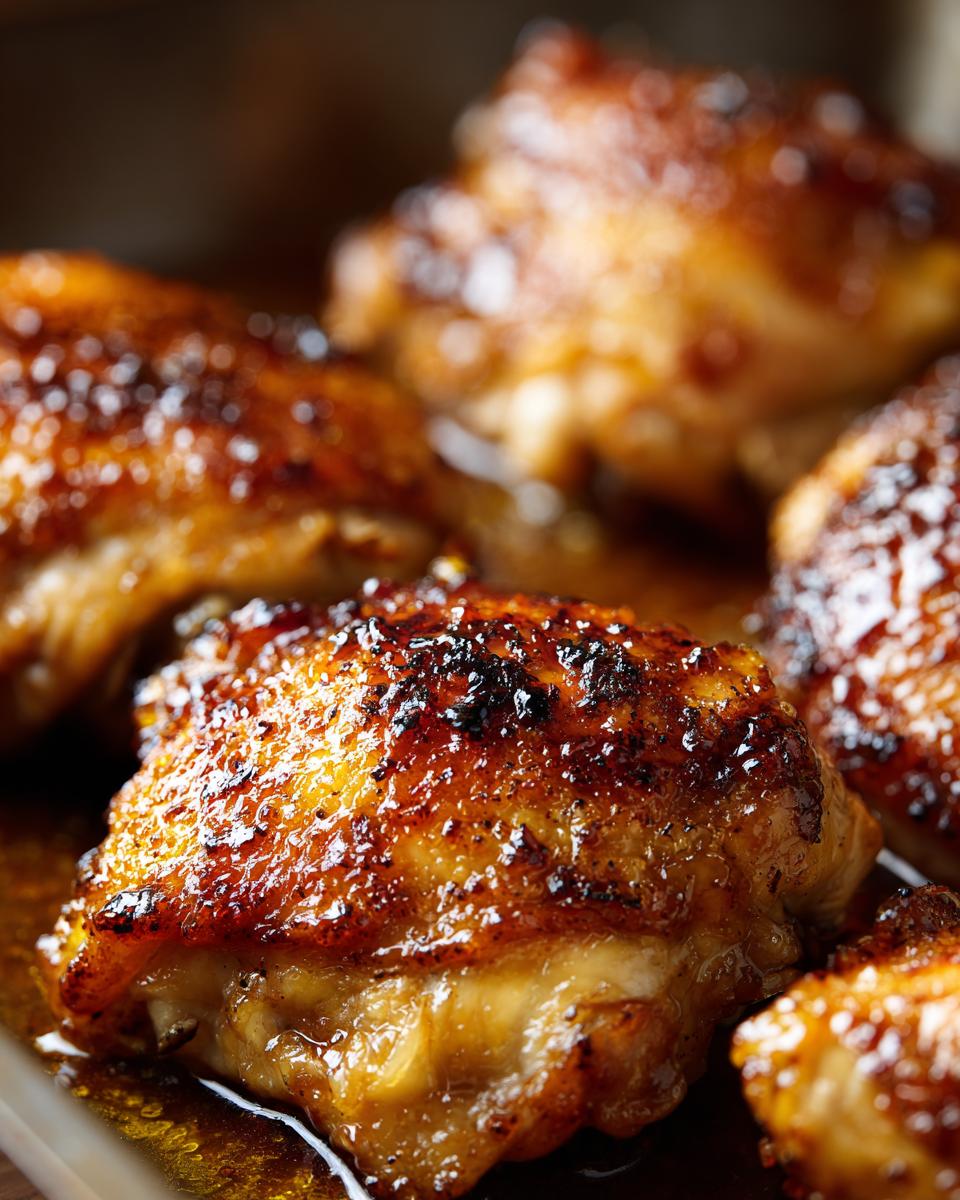 Amazing Maple Glazed Chicken Thighs Dinner