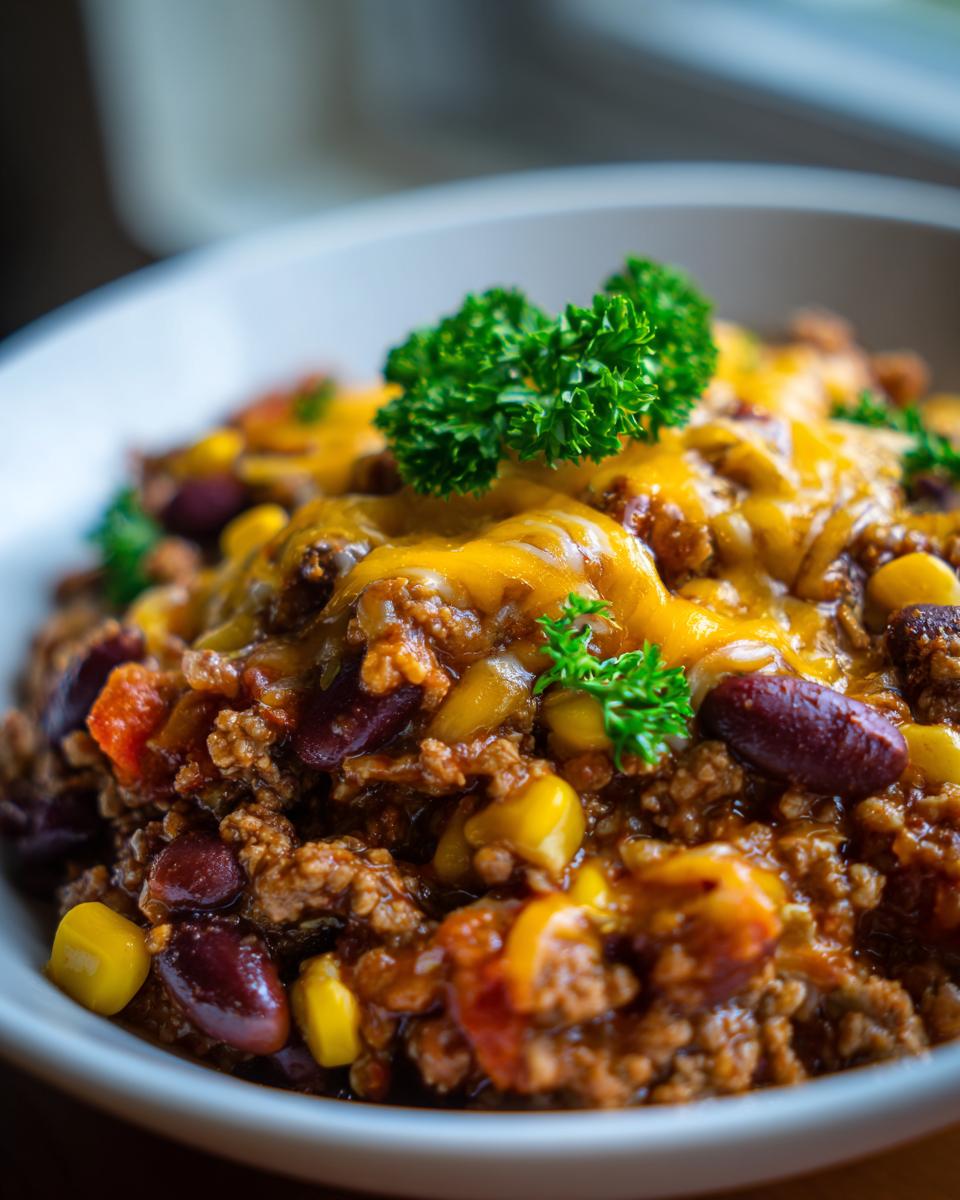 Amazing Slow Cooker Cowboy Casserole: 15 Min Prep 5 Slow Cooker Cowboy Casserole - detail 2