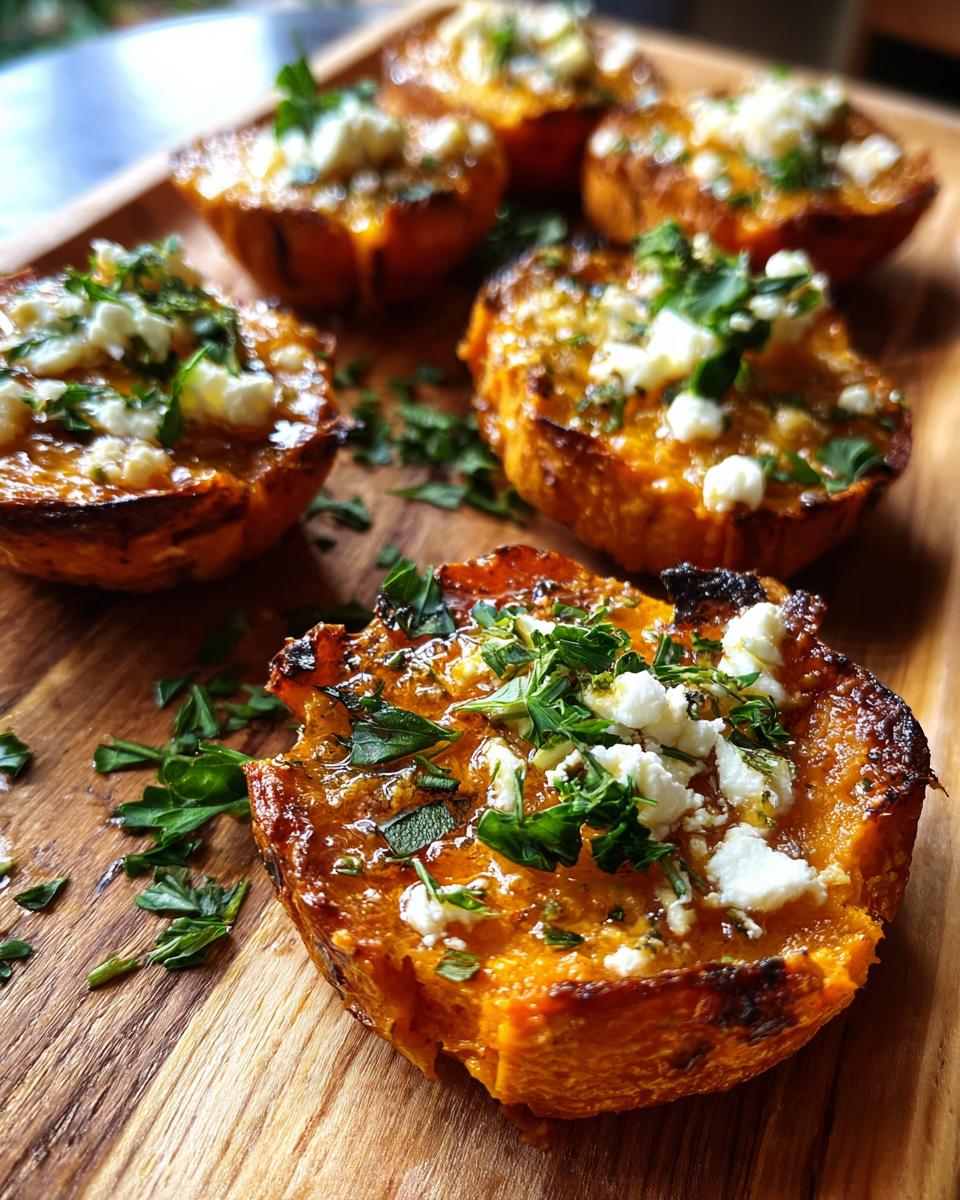 Amazing Honey Feta Sweet Potato Rounds: 20 Minute Feast