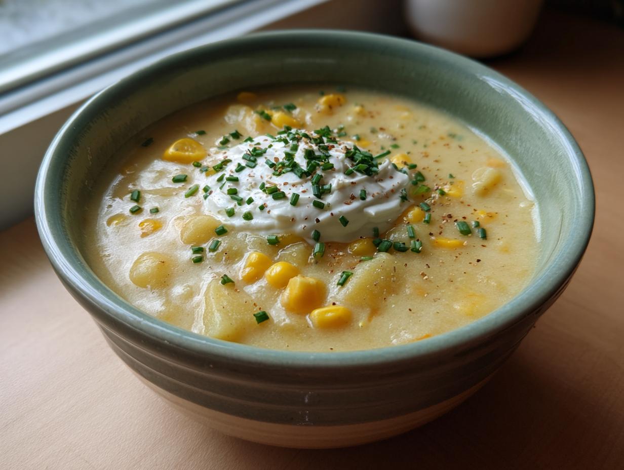 Creamy Corn Chowder Recipe - detail 2