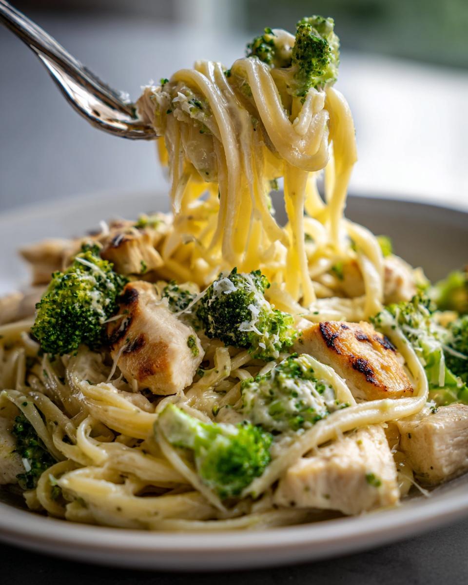 High Protein Rotisserie Chicken Broccoli Pasta (35-Minute Recipe) - detail 1