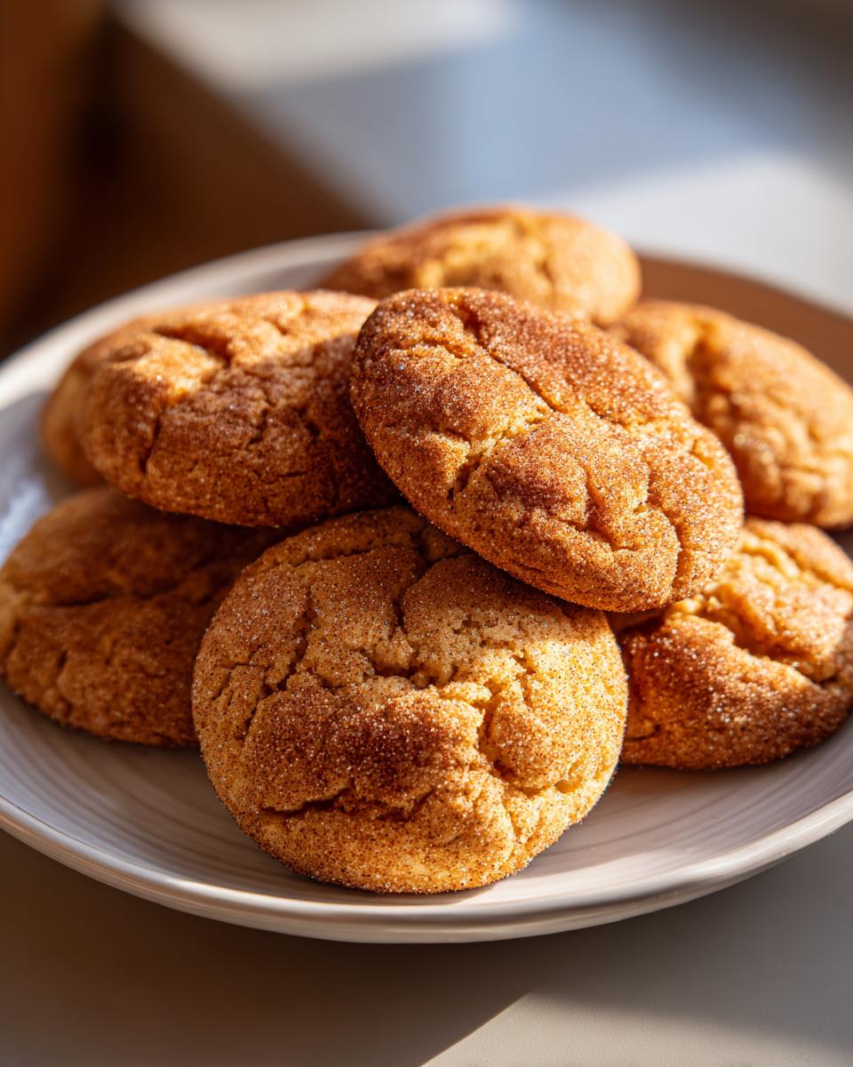 Amazing Maple Snickerdoodle Cookies [25 Minutes]