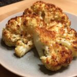 Roasted Garlic Parmesan Cauliflower Steaks
