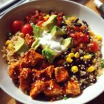 5-Min Chicken Power Bowls, Gym-Ready! 12 Chicken Power Bowls (Gym Meal)