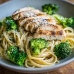 Healthy Alfredo Chicken Pasta Prep