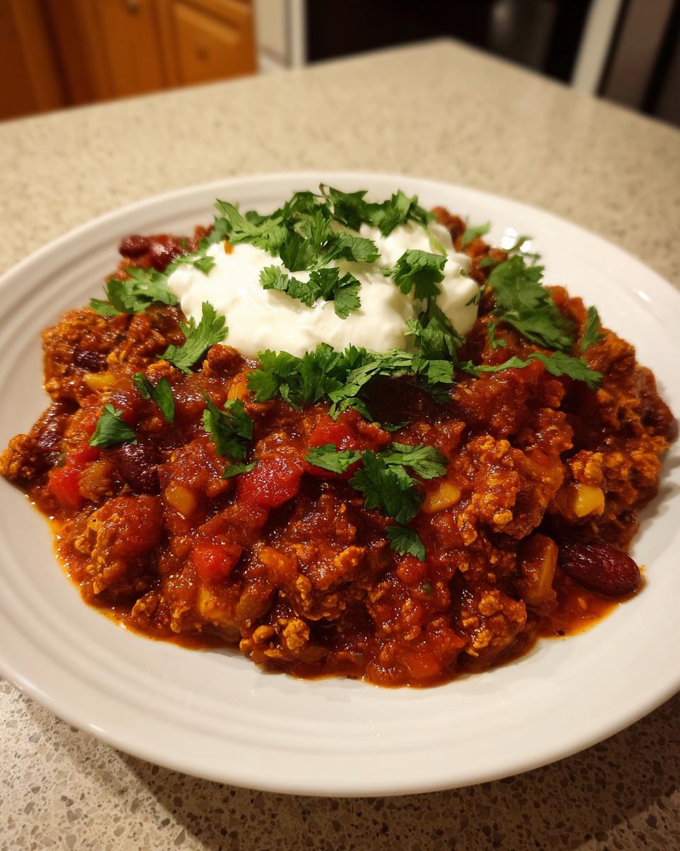 Healthy One-Pot Turkey Chili in 4 Easy Steps!