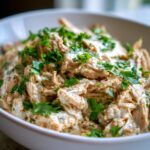 Crock Pot Chicken with Parmesan Cream Sauce (No Pasta)
