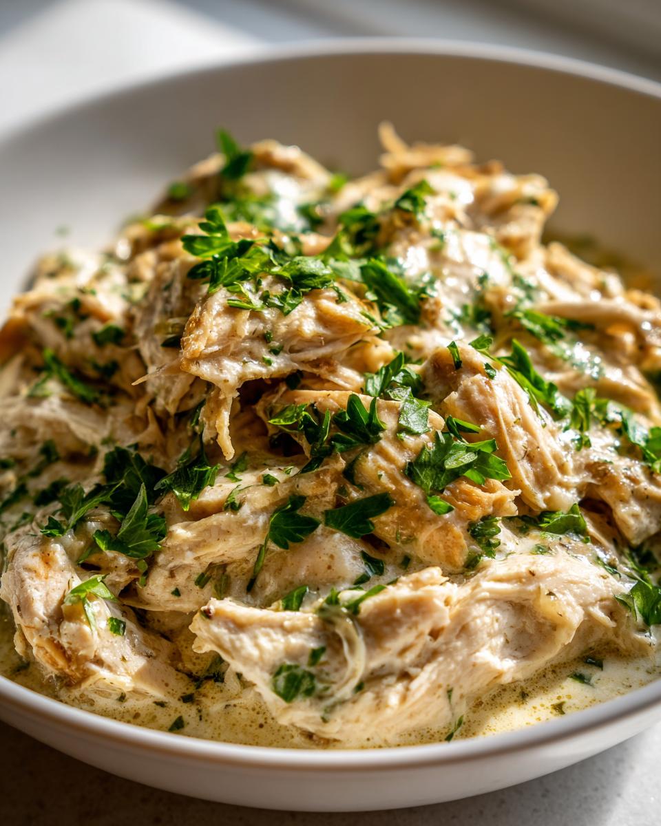 Crock Pot Chicken with Parmesan Cream Sauce (No Pasta) - detail 2