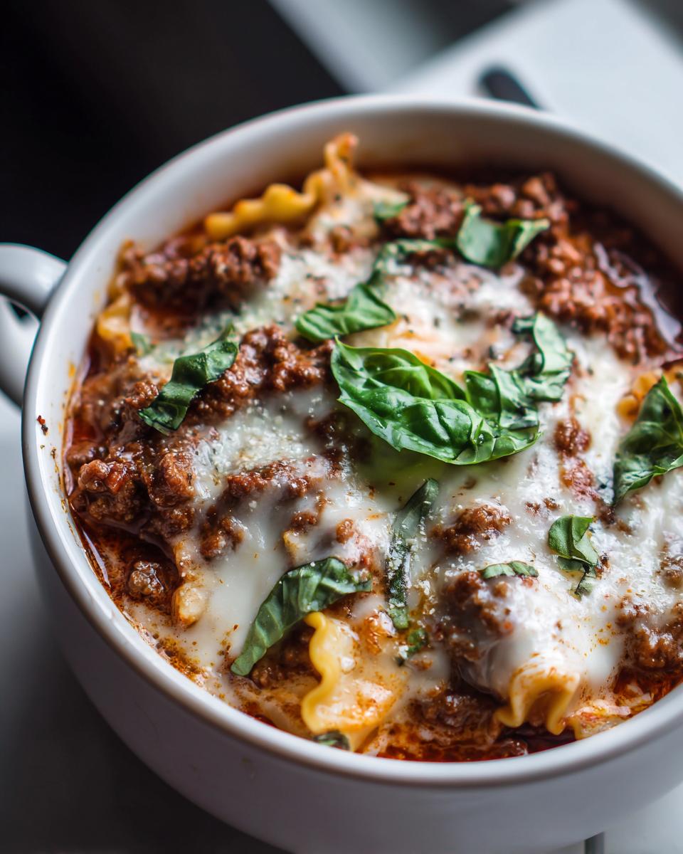 Easy Creamy Lasagna Soup - detail 1