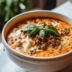 Easy Creamy Lasagna Soup