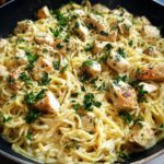 Easy Garlic Parmesan Chicken Pasta