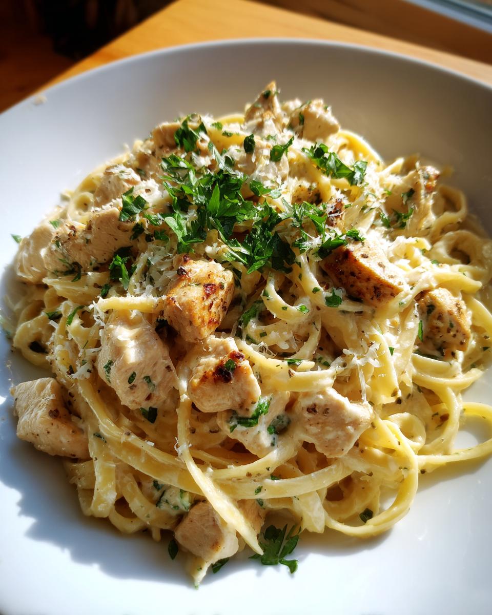 Easy Garlic Parmesan Chicken Pasta - detail 2