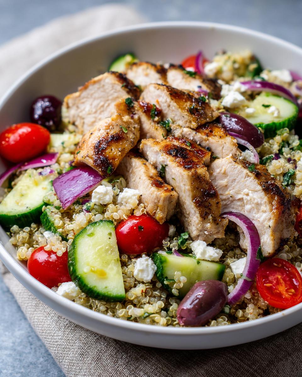 Greek Chicken Bowls (Clean Eating) - detail 2