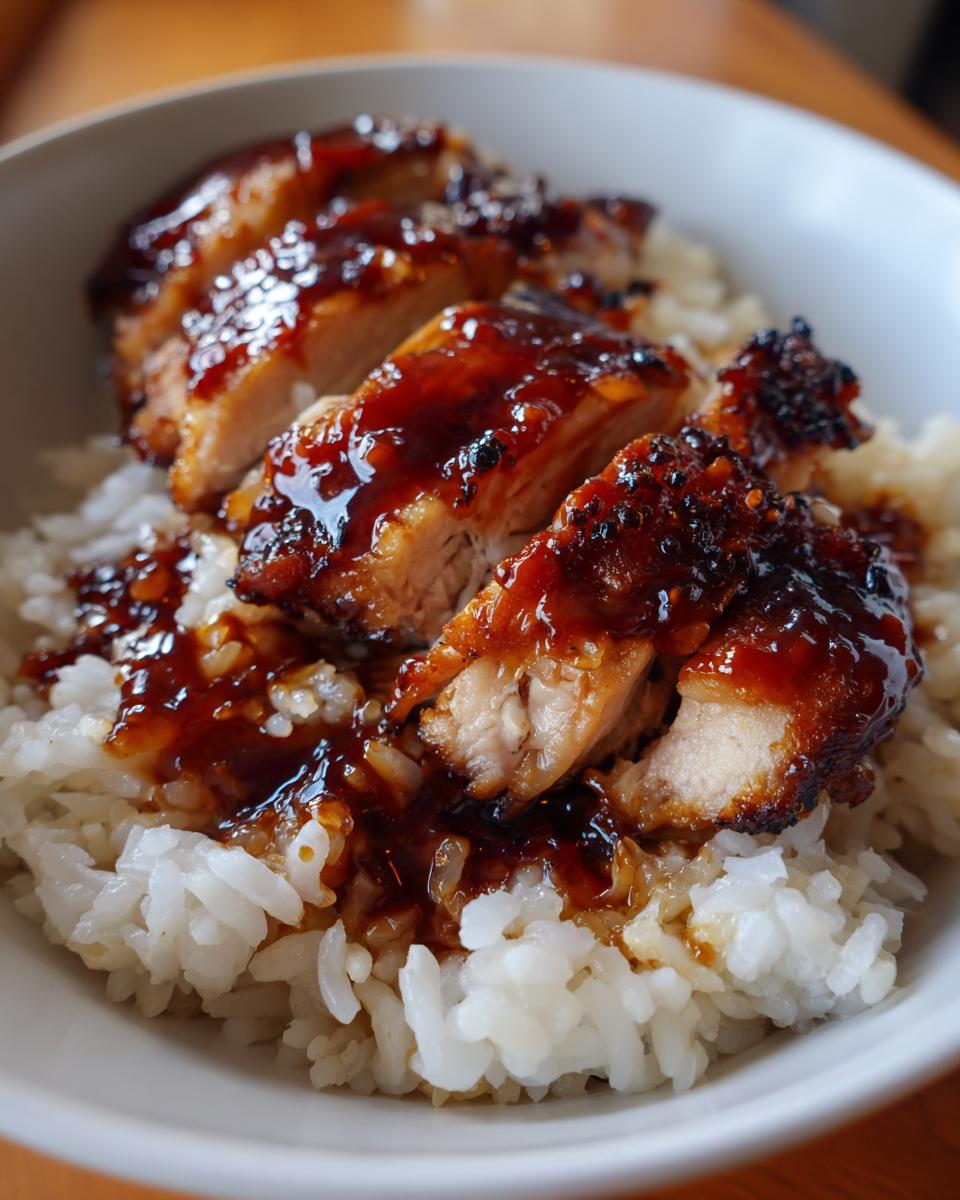 Honey BBQ Chicken Rice, Ready in 30 Minutes! 4 Honey BBQ Chicken Rice - detail 1