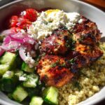 Mediterranean Lemon-Dill Chicken Bowls