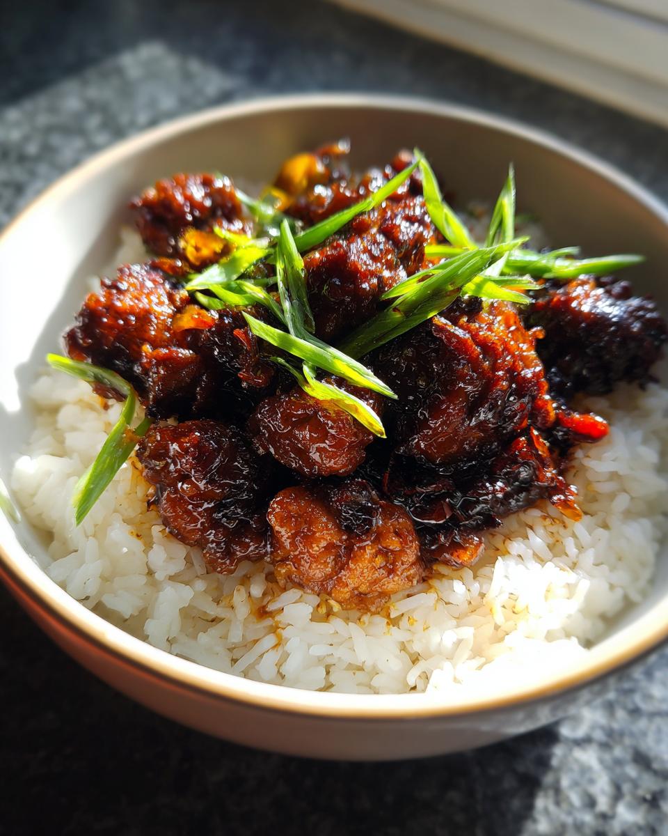 Sticky Chicken Rice Bowls - detail 1