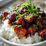 Sticky Chicken Rice Bowls