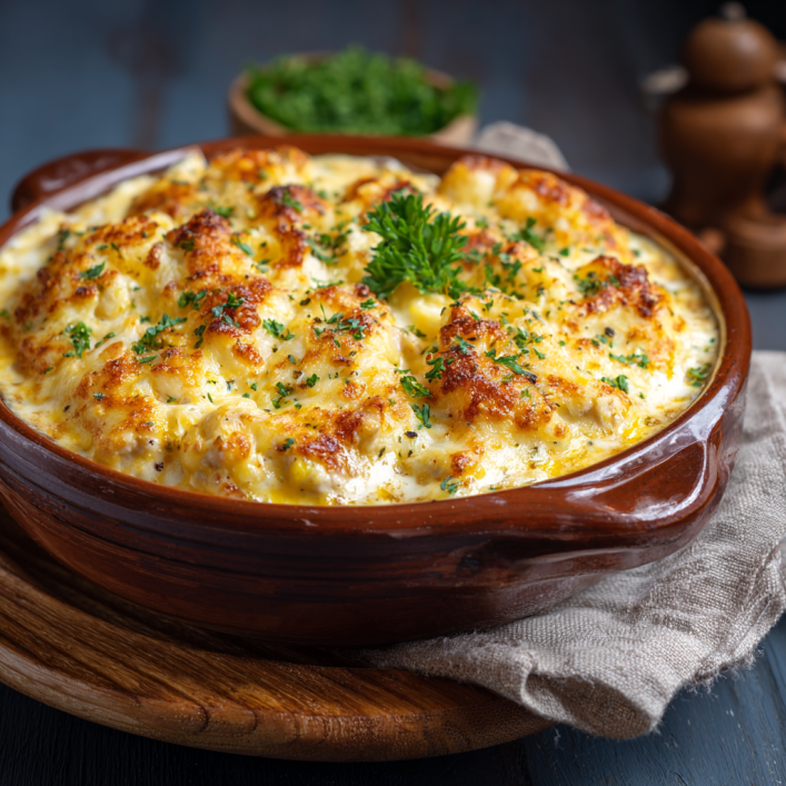 creamy low carb chicken casserole dinner