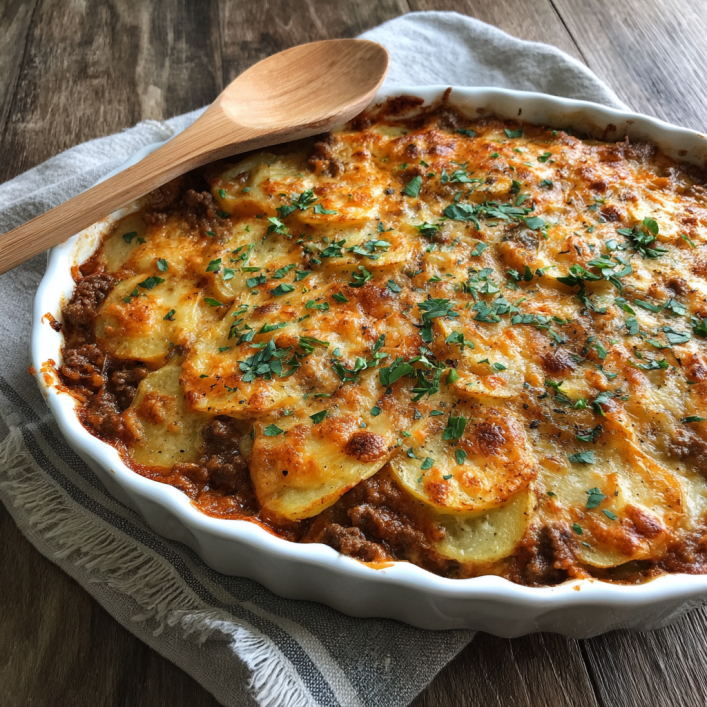 hobo casserole ground beef comfort dinner