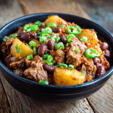 slow cooker cowboy casserole comfort meal