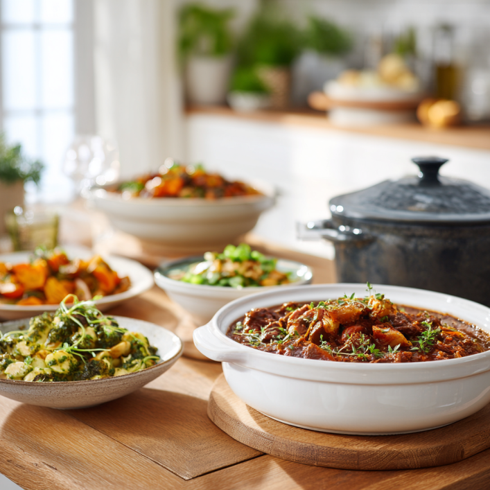 Casserole Dinners &amp; Comfort Food Recipes: One-Pan, Crockpot &amp; Cozy Meals That Make Dinner Easy