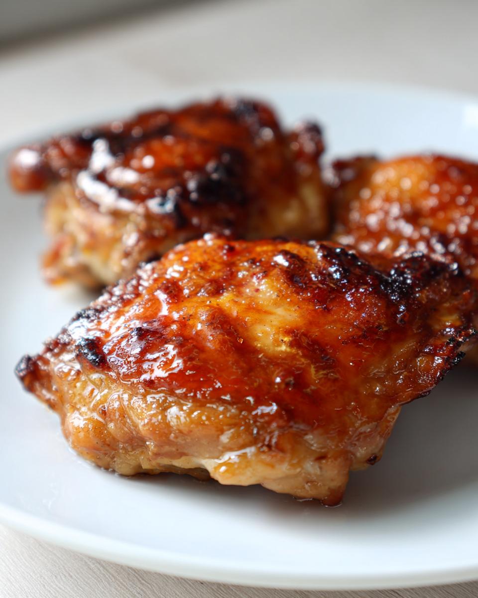 Baked Chicken Thighs in Honey Soy Sauce - detail 2