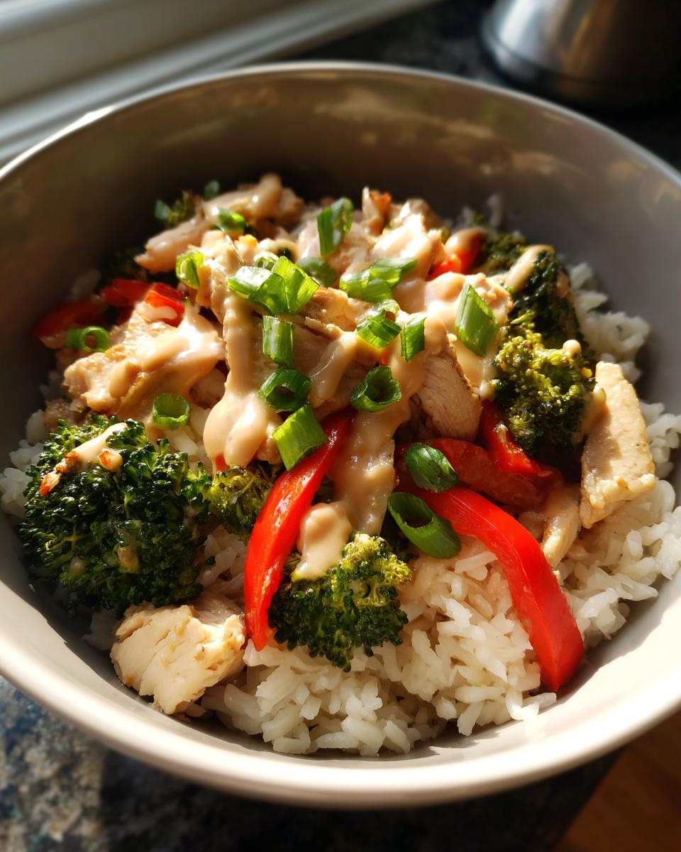 Unbelievably Easy Bang Bang Chicken Bowl: 1 Recipe!