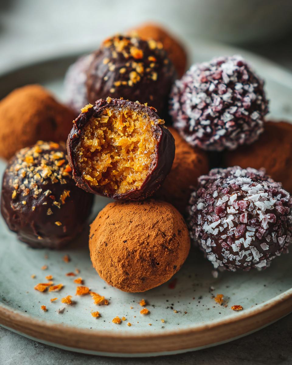 Mouthwatering 1-Step Carrot Cake Truffles Recipe!