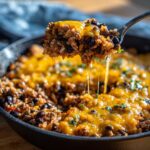 Cheesy Taco Rice Skillet