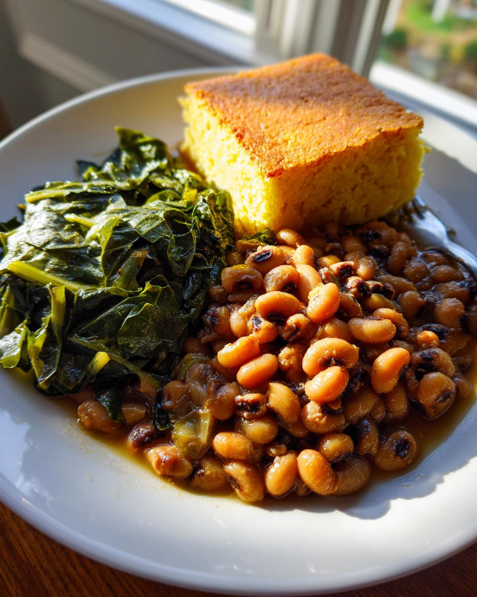 Classic Southern Black-Eyed Peas Dinner - detail 1