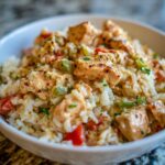 Creamy Cajun Chicken & Rice Bowls | High Protein Meal Prep