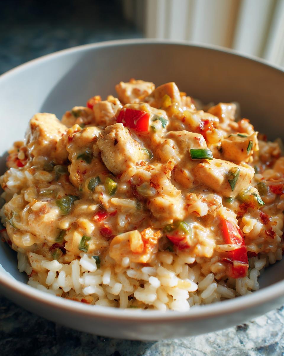 Creamy Cajun Chicken & Rice Bowls | High Protein Meal Prep - detail 2