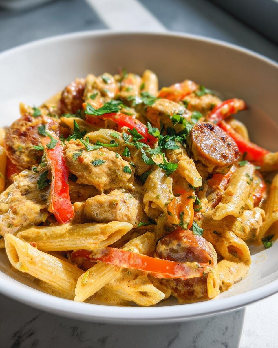 Crock Pot Creamy Cajun Chicken Pasta - detail 1