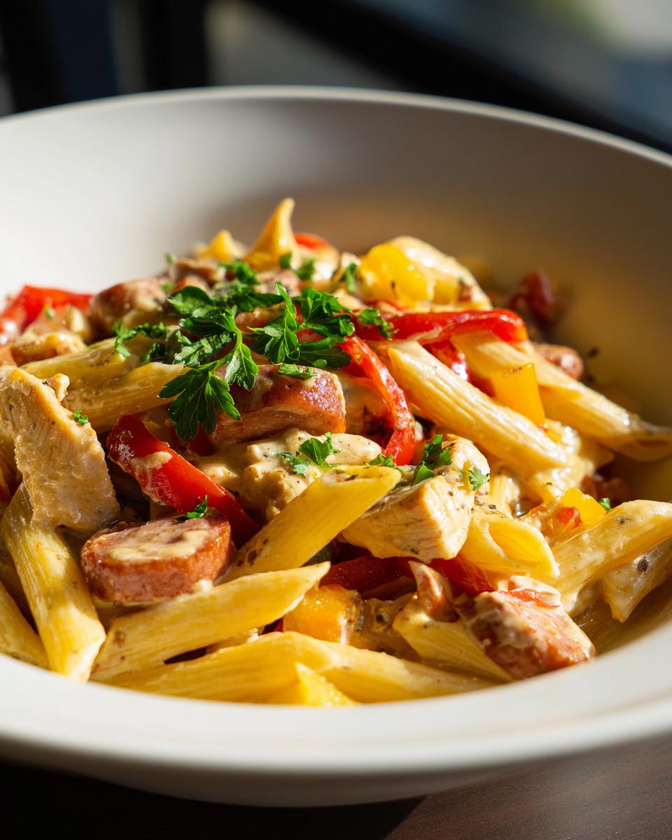 Crock Pot Creamy Cajun Pasta: 2 Simple Secrets! 5 Crock Pot Creamy Cajun Chicken Pasta - detail 2