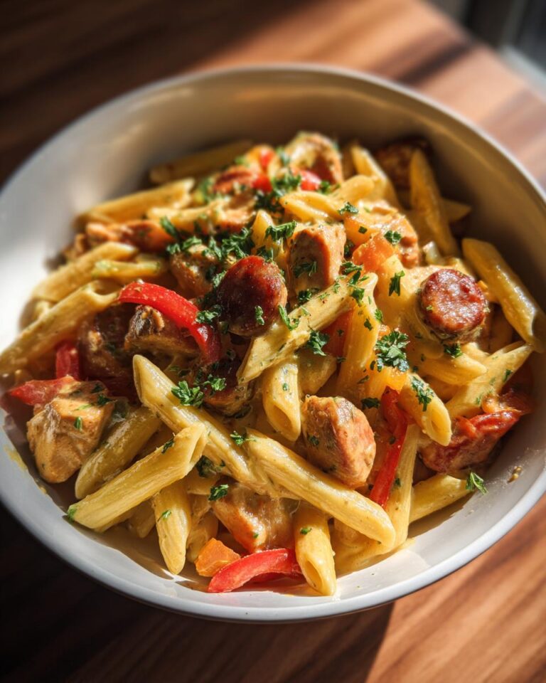 Crock Pot Creamy Cajun Chicken Pasta
