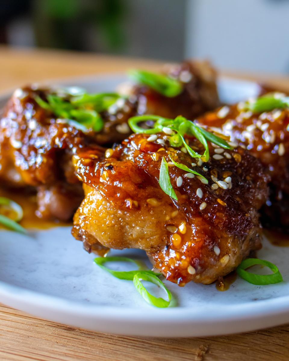 Easy Honey Garlic Slow Cooker Chicken Thighs - detail 1