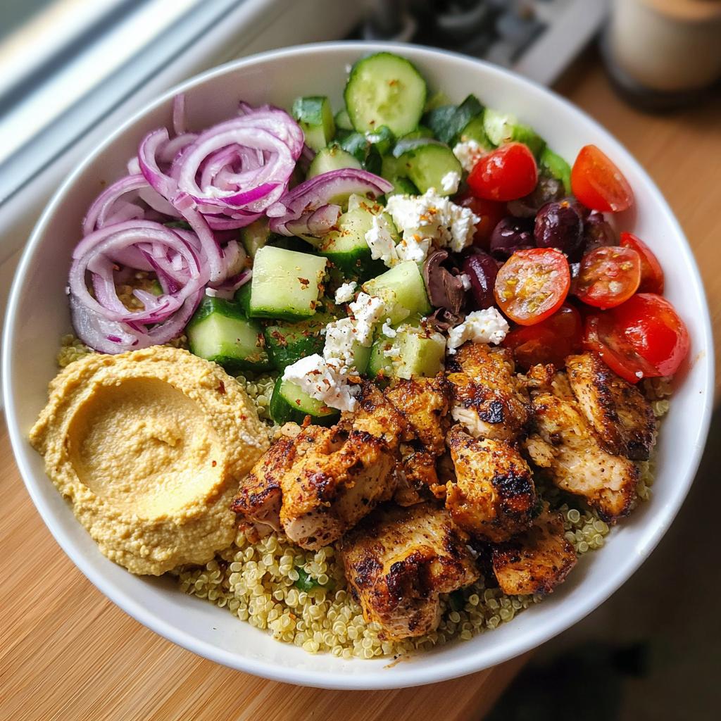 Amazing Greek Chicken Bowls: 1 Easy, Healthy Meal!