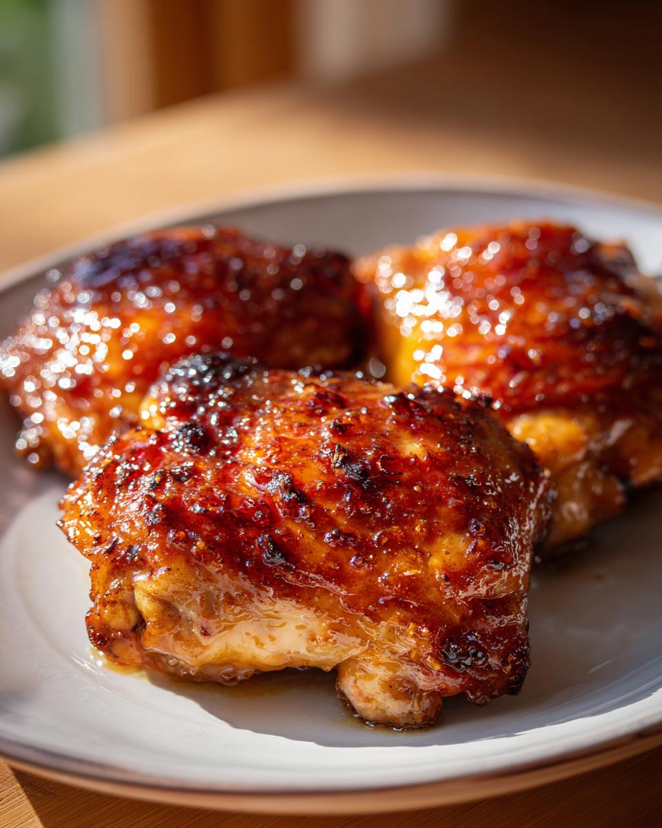 Honey Garlic Chicken Thighs - detail 1