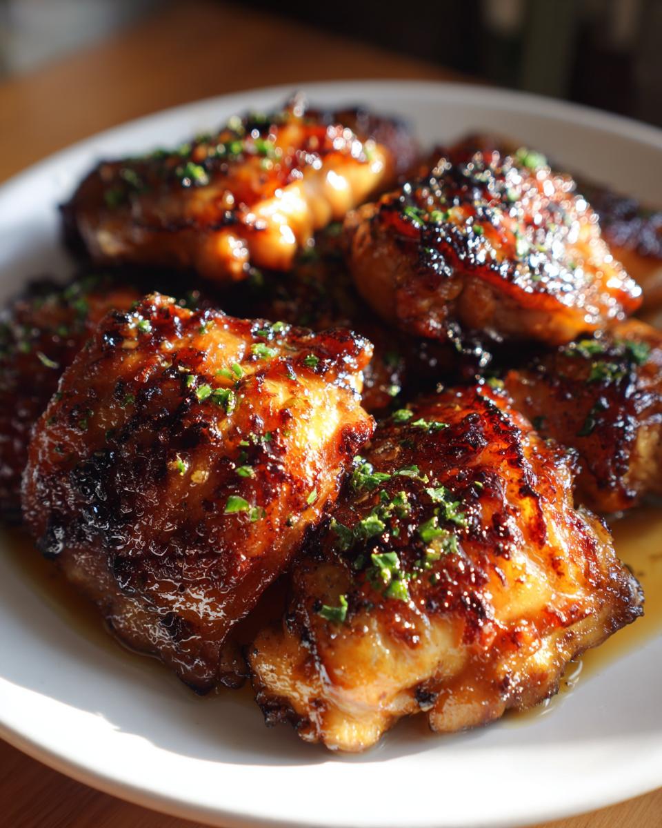 Honey Garlic Chicken Thighs - detail 2