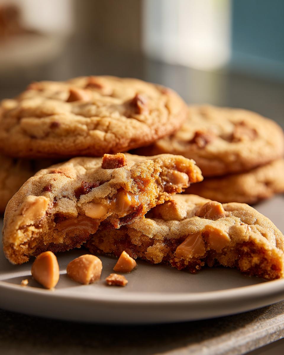 Irresistible Loaded Butterscotch Toffee Pecan Cookies - detail 1