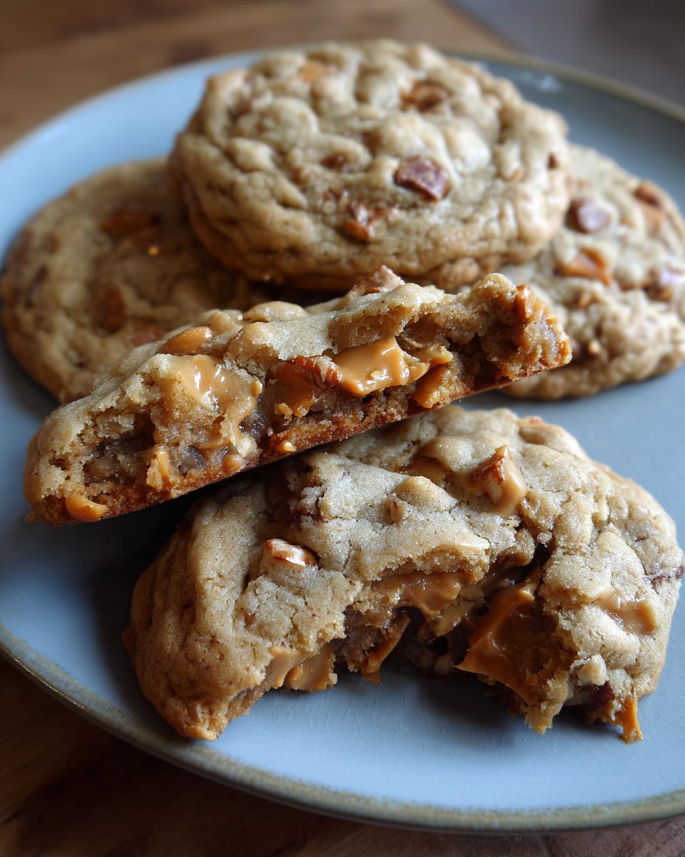 Irresistible Loaded Butterscotch Toffee Pecan Cookies - detail 2